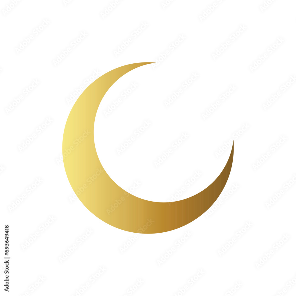 Moon and stars vector icon on background. Flat Moon Icon. Night symbol. Vector illustration. EPS10. Moon and stars vector icon on background. Flat Moon Icon. Night symbol. Vector illustration. EPS10.