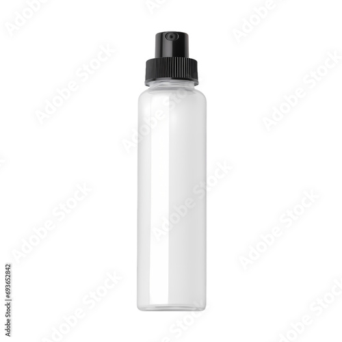 Cosmetic bottle isolated on transparent background