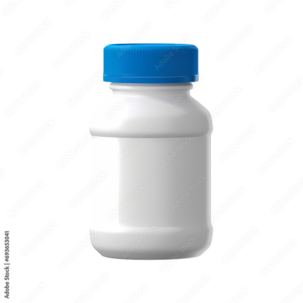 Plastic medicine bottle isolated on transparent background Plastic medicine bottle isolated on transparent background