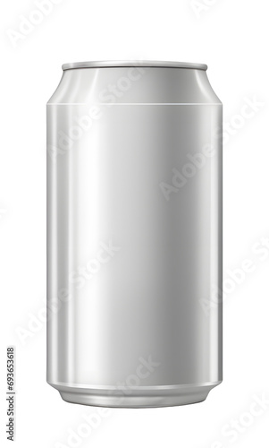 Wallpaper Mural Aluminum can isolated on white, generative ai	 Torontodigital.ca