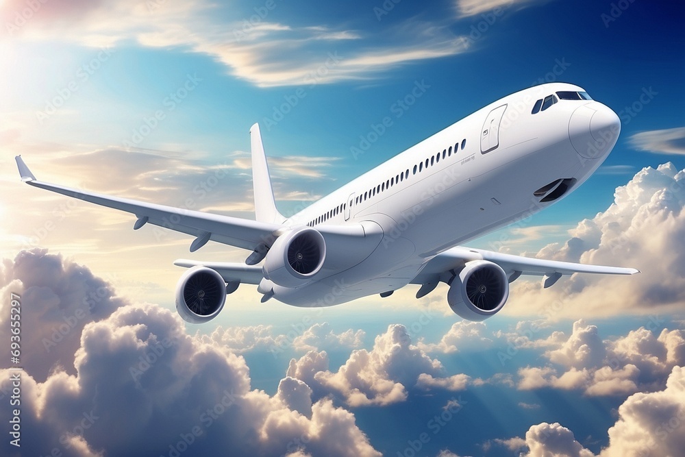 Obraz premium airplane in the sky