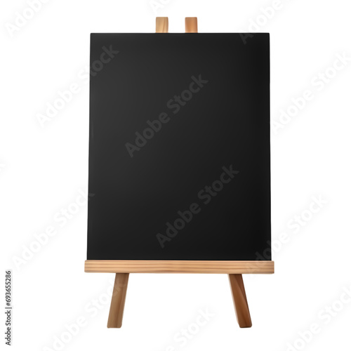 Mini blackboard isolated on transparent background
