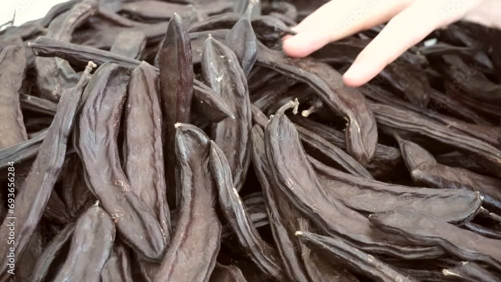 dried carob fruit, carob from forest fruits dried carob fruit, carob from forest fruits