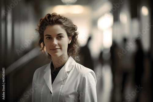 Portrait of a smiling female doctor 