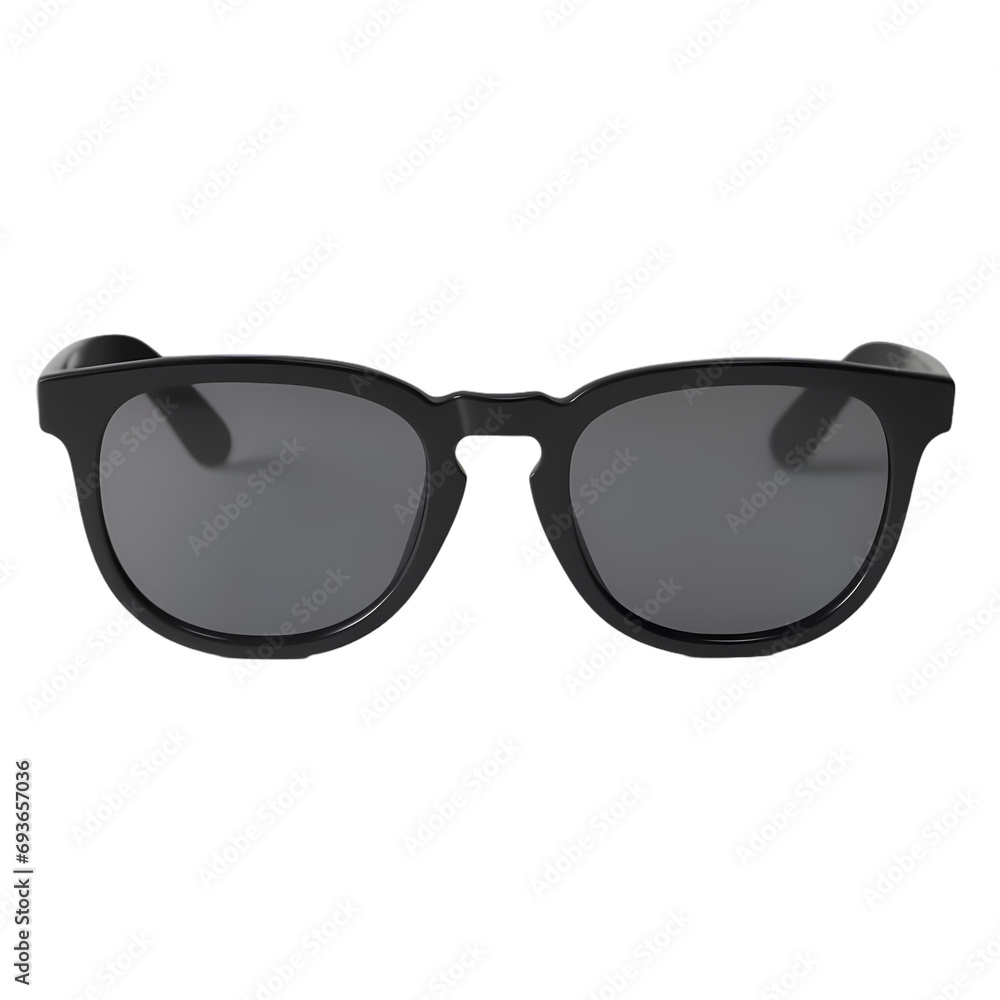 Black sunglasses isolated on transparent background Black sunglasses isolated on transparent background