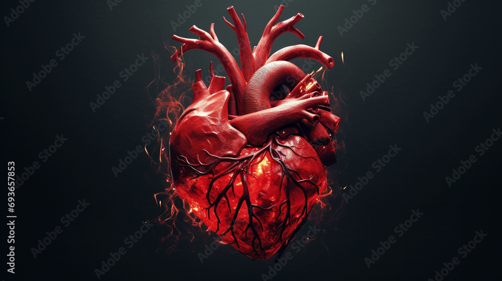The heart is a muscle that pumps blood throughout the body, but it is