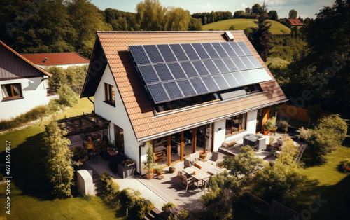 Modern large family house w...