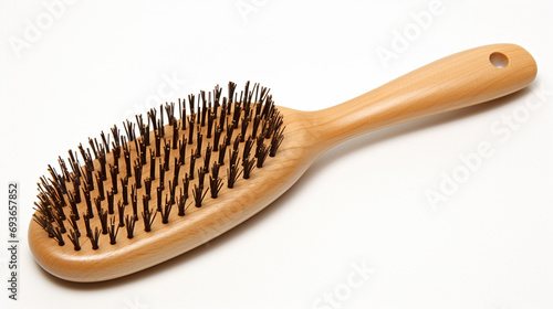 The hair brush was a simple tool  but it was essential for maintaining healthy hair. ai generated.