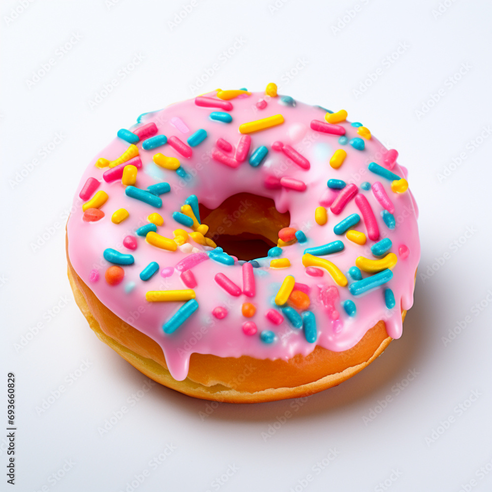 donut with sprinkles donut with sprinkles