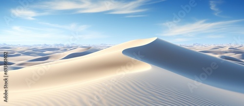 White sand dunes in desert © KRIS