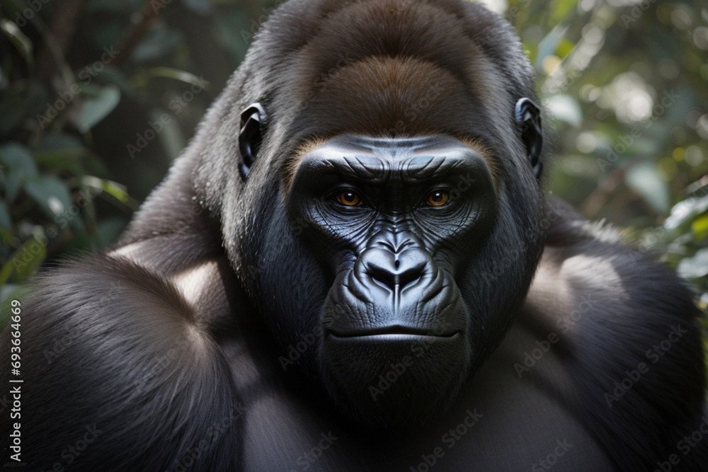 Obraz premium The largest of the great apes, gorillas