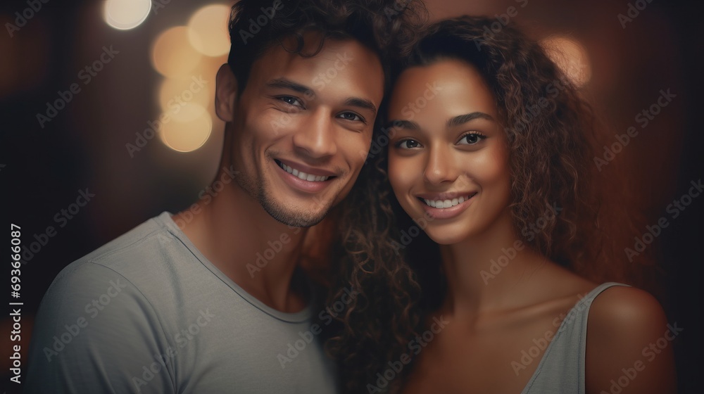beautiful smiling couple dreamy haze beautiful smiling couple dreamy haze