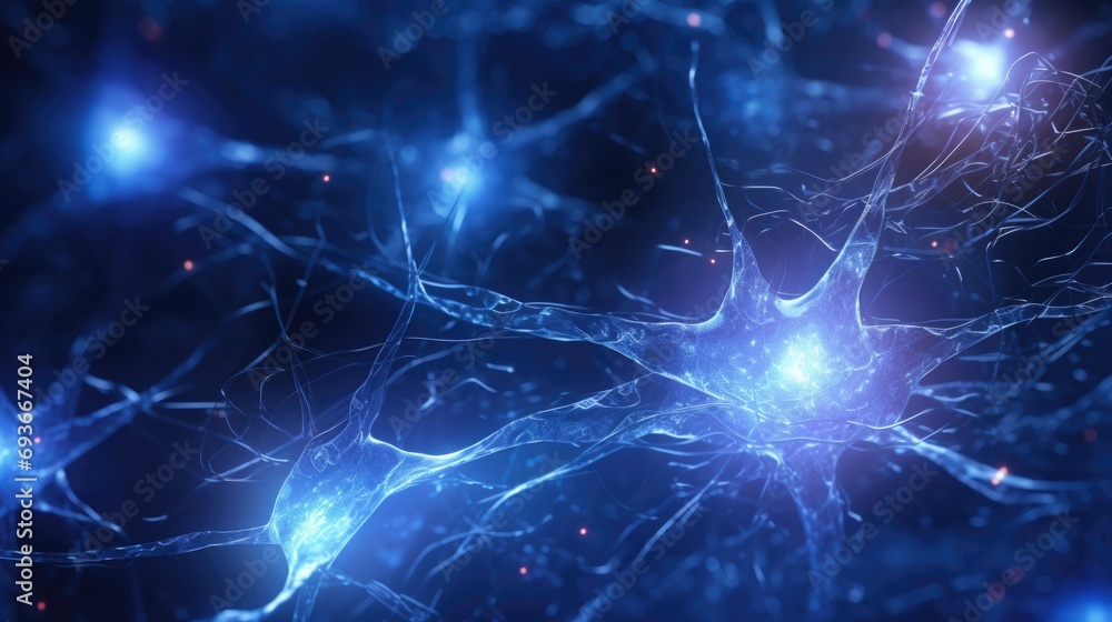 Neurons cells concept Neurons cells concept