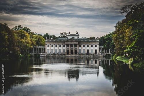 Łazienki Palace and Park in Warsaw