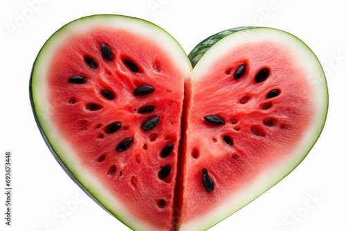 slice of watermelon,watermelon heart