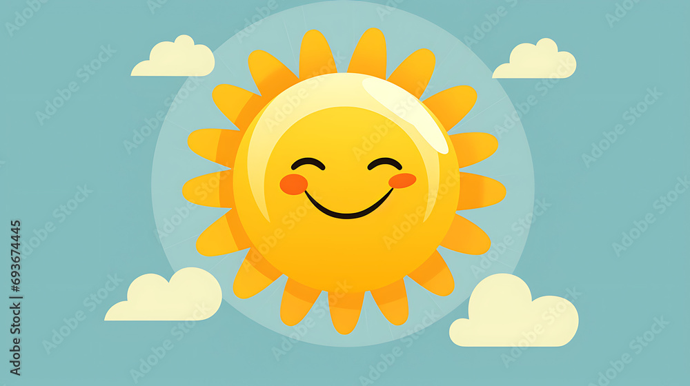 a smiling sun