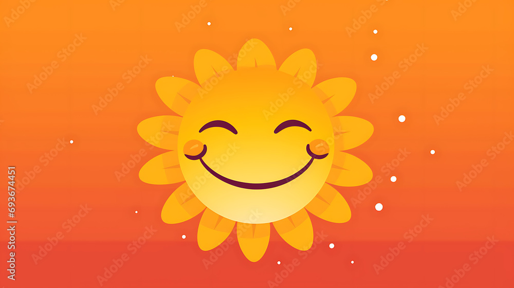 a smiling sun