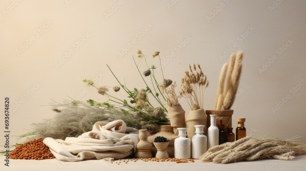 stacked dried medicinal herbs, specifically milk vetch roots, on a