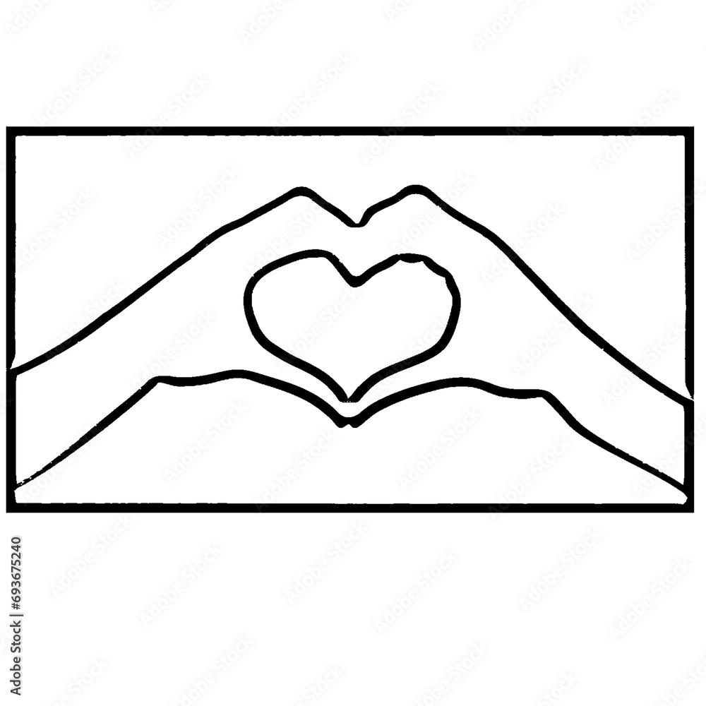 Fototapeta premium heart in hands