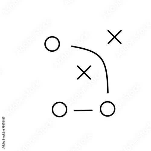 Strategi Line Icon 