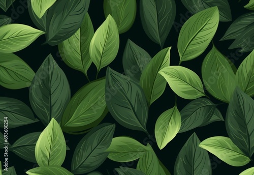 green background Generating By AI Technology