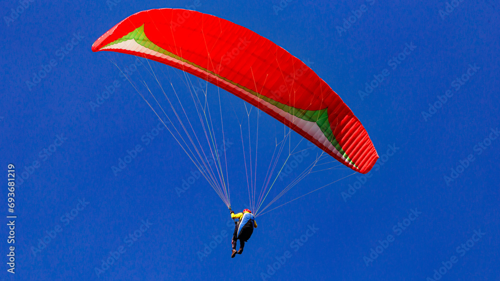 Obraz premium hang glider in andes