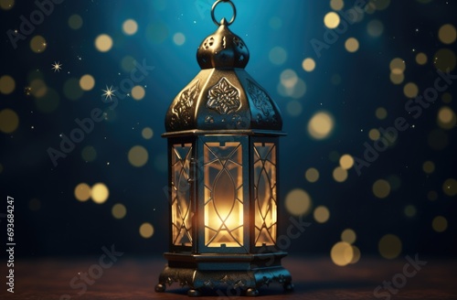 an outdoor lantern with stars and stars on the sky