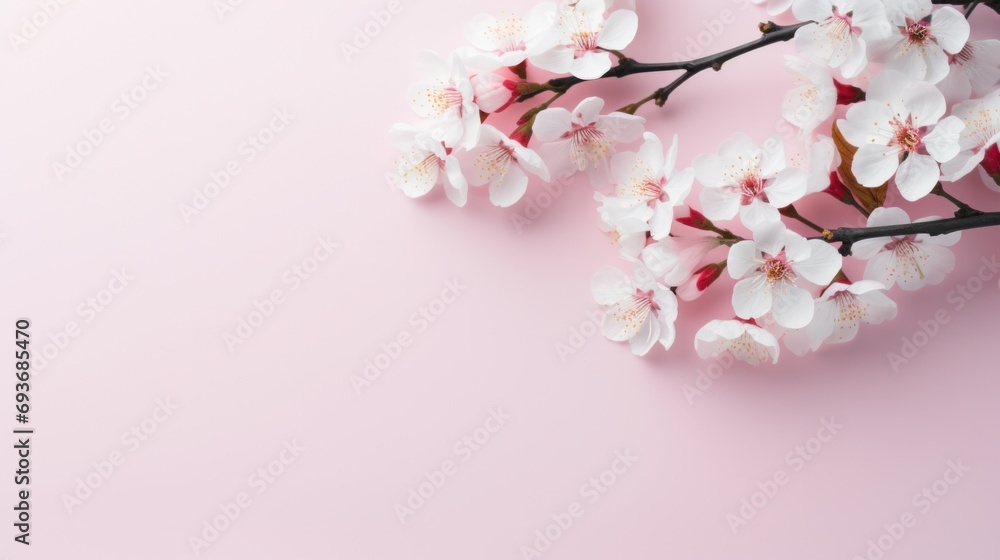 Elegant Spring Blossoms with largw copy space Elegant Spring Blossoms with largw copy space