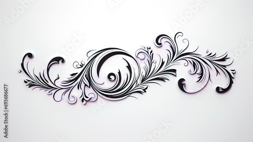 Graphic ornament on a white background