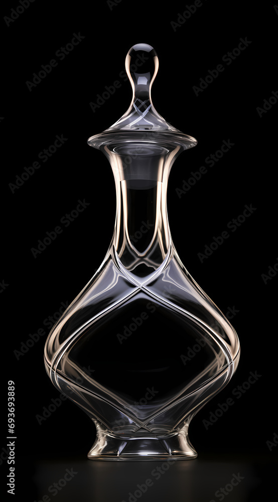golden perfume bottle on black background golden perfume bottle on black background