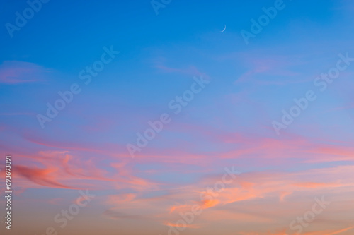 stratus clouds at sunset