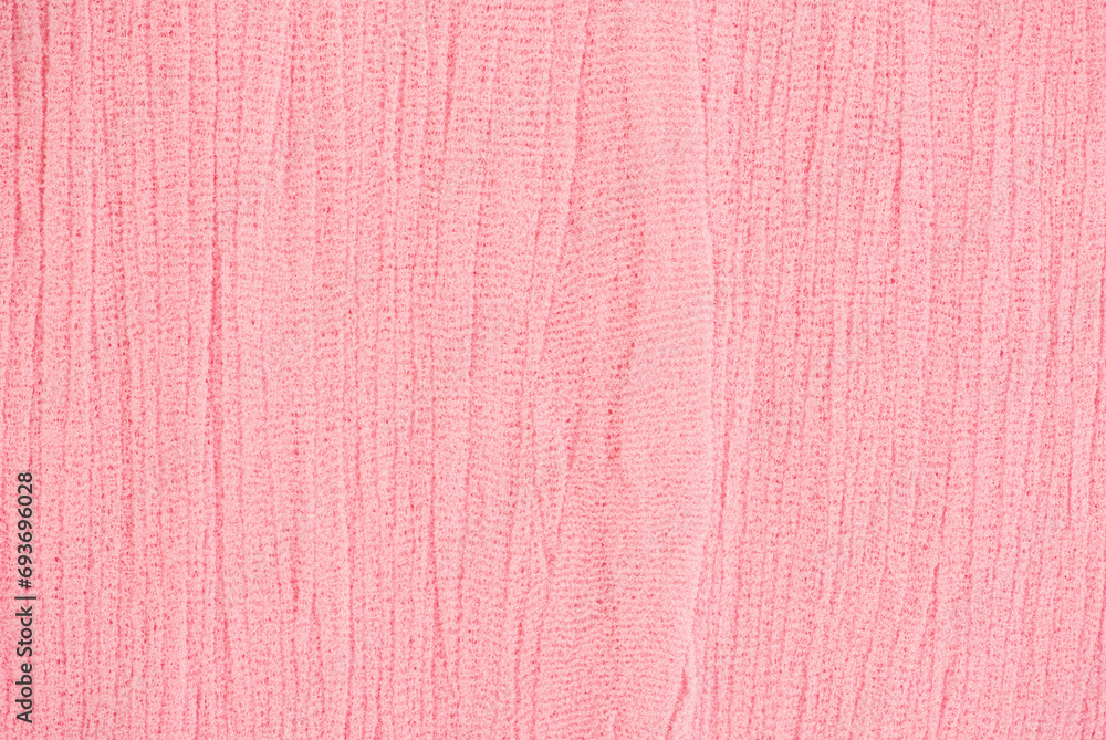 Fototapeta premium Texture and pattern with pink gossamer cloth background.
