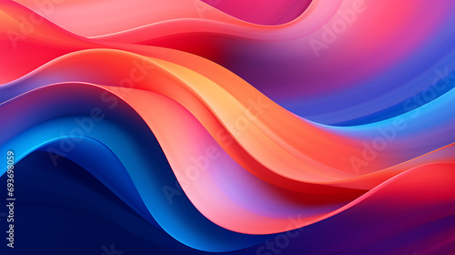 colorful and dynamic wave abstract background. This electrifying visual masterpiece pulses with life, as waves of vivid, energetic hues collide and dance across the canvas