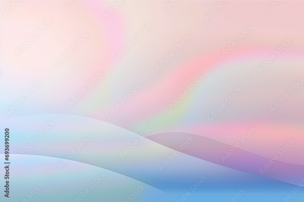 Fototapeta premium Minimalist pastel gradient background featuring ethereal clouds and soft color transitions