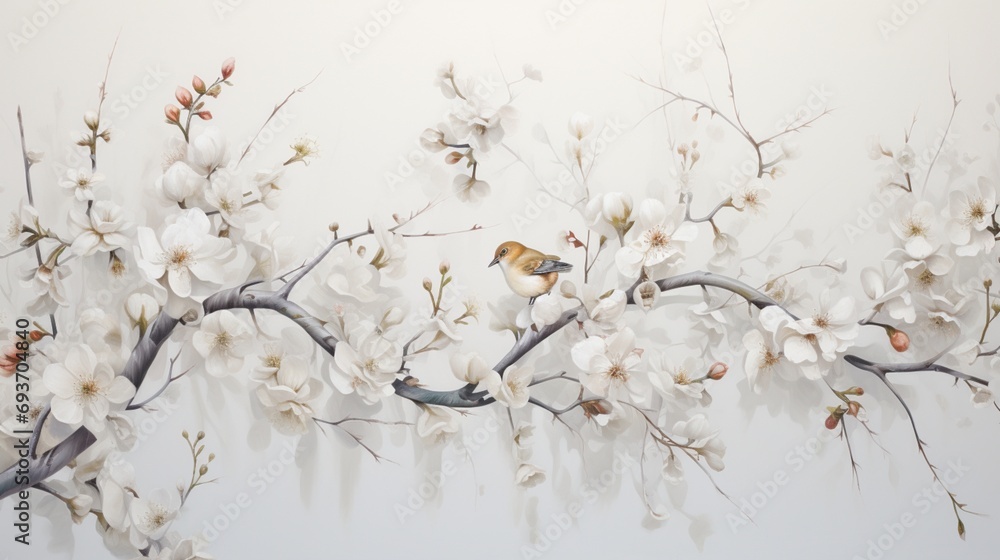 A seed symphony, a composition of life and growth expressed on a canvas of pure white, each detail meticulously captured.