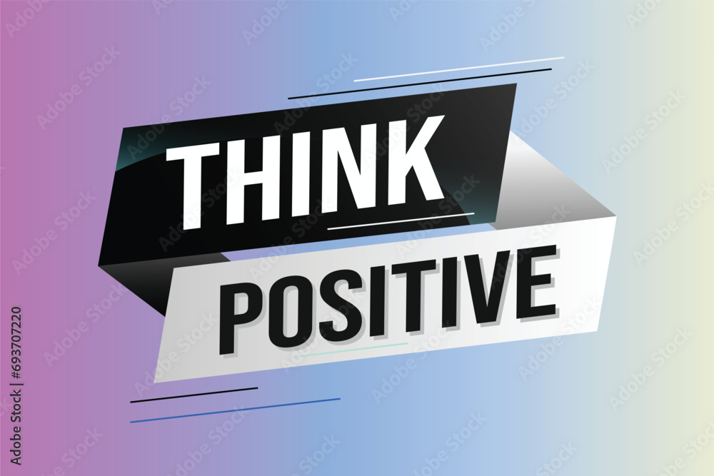think positive word concept vector illustration with lines modern futuristic 3d style for landing page template ui web mobile app poster banner flyer background gift card coupon label wallpaper
think positive word concept vector illustration with lines modern futuristic 3d style for landing page template ui web mobile app poster banner flyer background gift card coupon label wallpaper