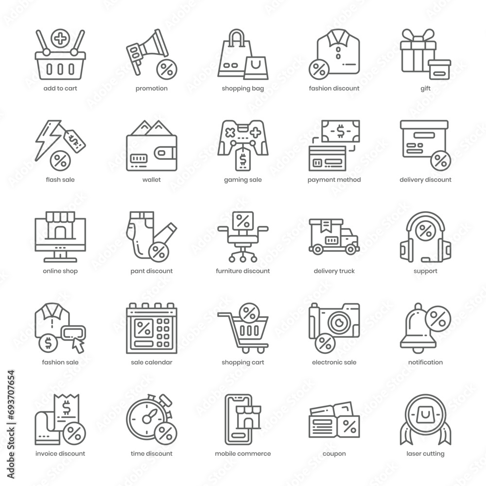 Cyber Monday icon pack for your website design, logo, app, and user interface. Cyber Monday icon outline design. Vector graphics illustration and editable stroke. Cyber Monday icon pack for your website design, logo, app, and user interface. Cyber Monday icon outline design. Vector graphics illustration and editable stroke.