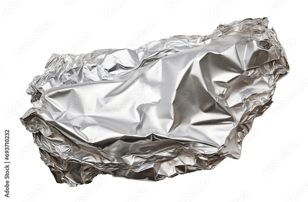 Aluminum foil isolated on transparent background. PNG file, cut out Aluminum foil isolated on transparent background. PNG file, cut out