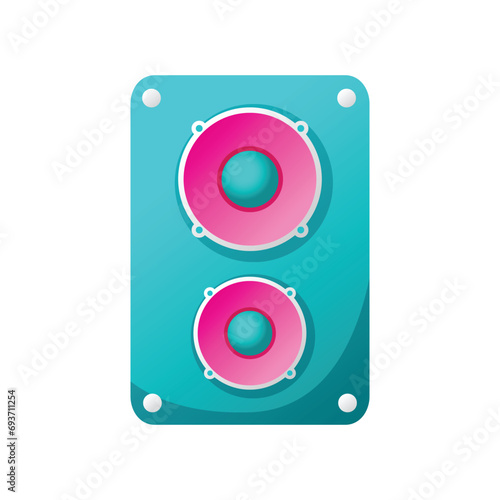 Speaker icon design illustration