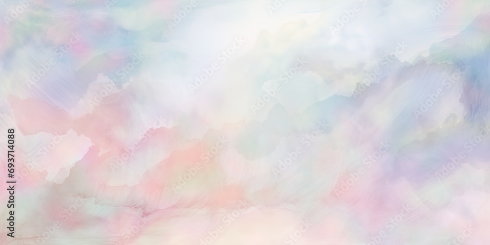 Serene watercolor background with delicate washes and serene tones