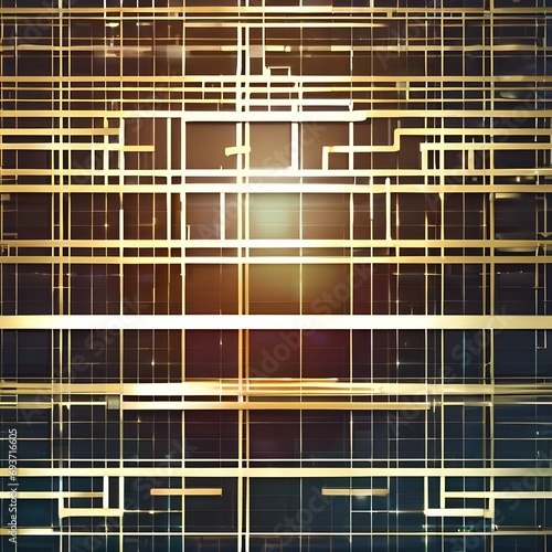 Wallpaper Mural A sleek and modern tech-inspired background with circuit-like patterns2 Torontodigital.ca