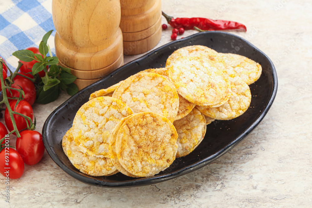 Natural organic grain rice chips Natural organic grain rice chips