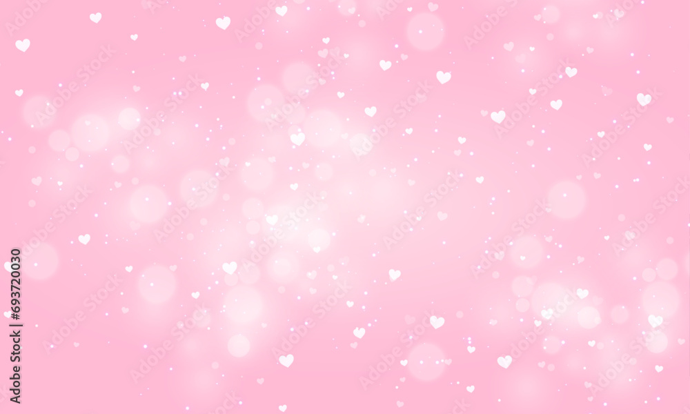 Vector valentine's day background with bokeh Vector valentine's day background with bokeh