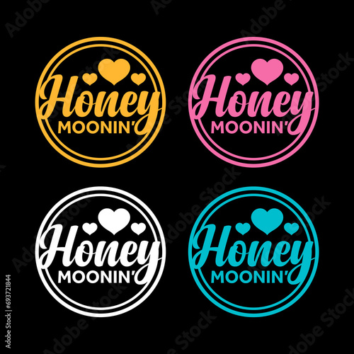Honey monin vector design template