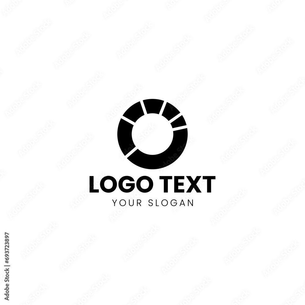 Modern Steering Wheel Logo Design Vector Modern Steering Wheel Logo Design Vector