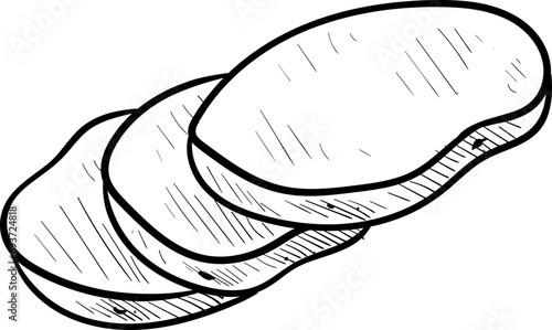 potatoes handdrawn illustration