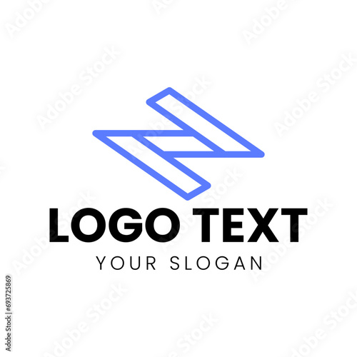 Free Download Z Logo Modern Blue Design  - GFXLoad