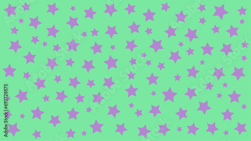 Green and purple violet vector modern memphis pattern background