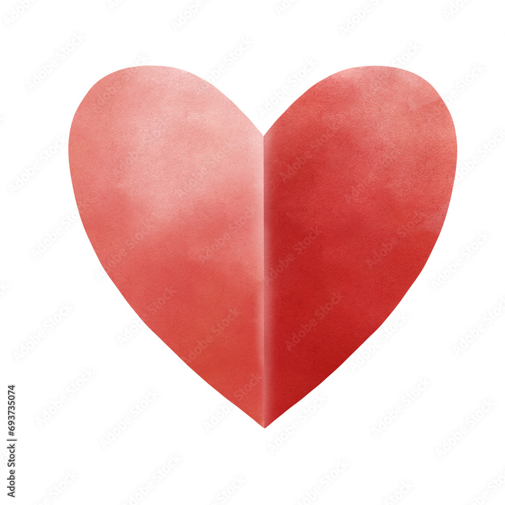 Valentine red heart