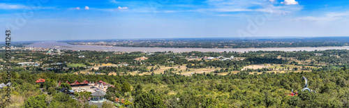 Wat Roi Phra Phutthabat Phu Manorom, Mukdahan, Thailand photo